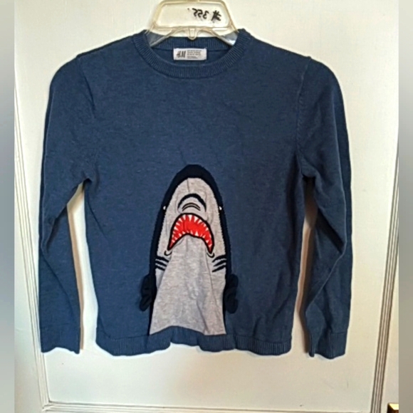 H&M Other - 🛍️ BUNDLE ONLY 🛍️H&M BOYS SHARK SWEATER